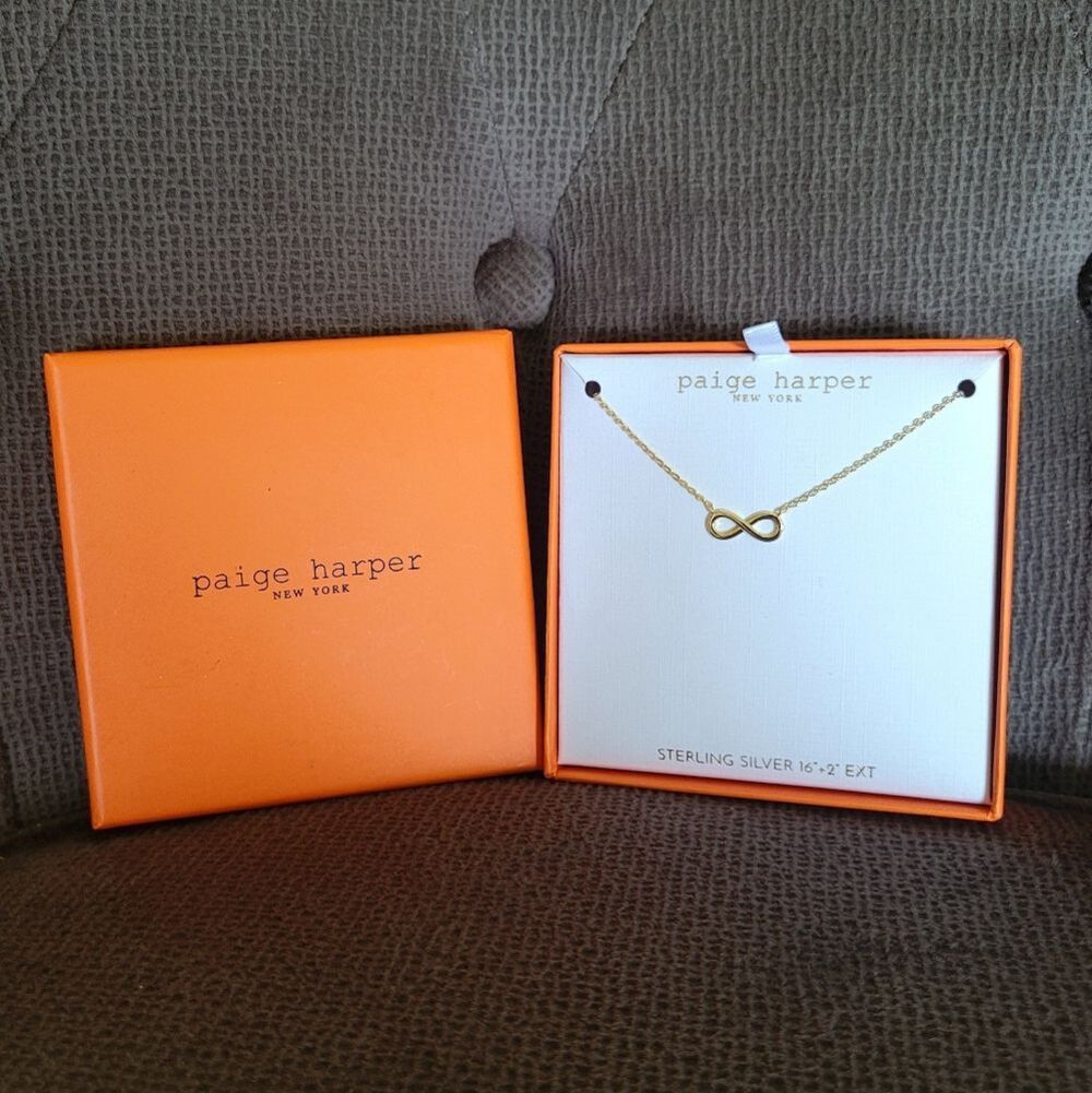 Paige Harper Stationary Infinity♾️ Symbol Necklace - NIB - Picture 4 of 14